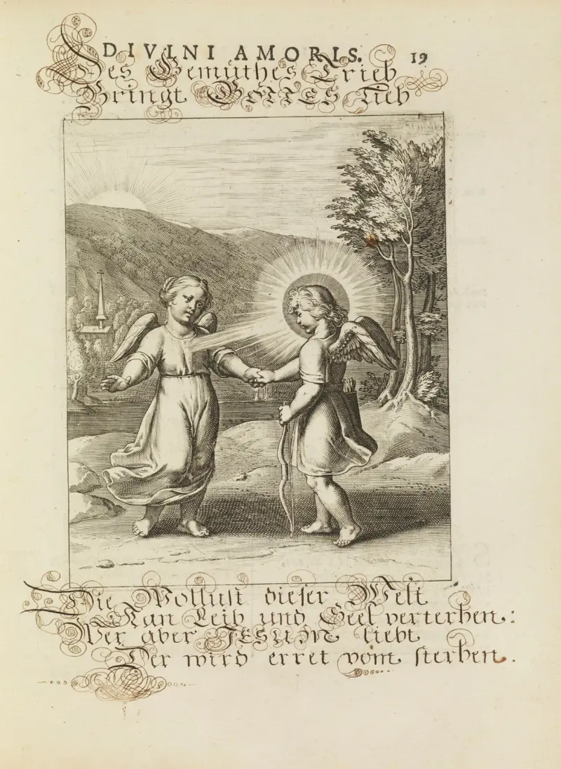 Amoris divini emblemata Pl.07 av Otto van Veen