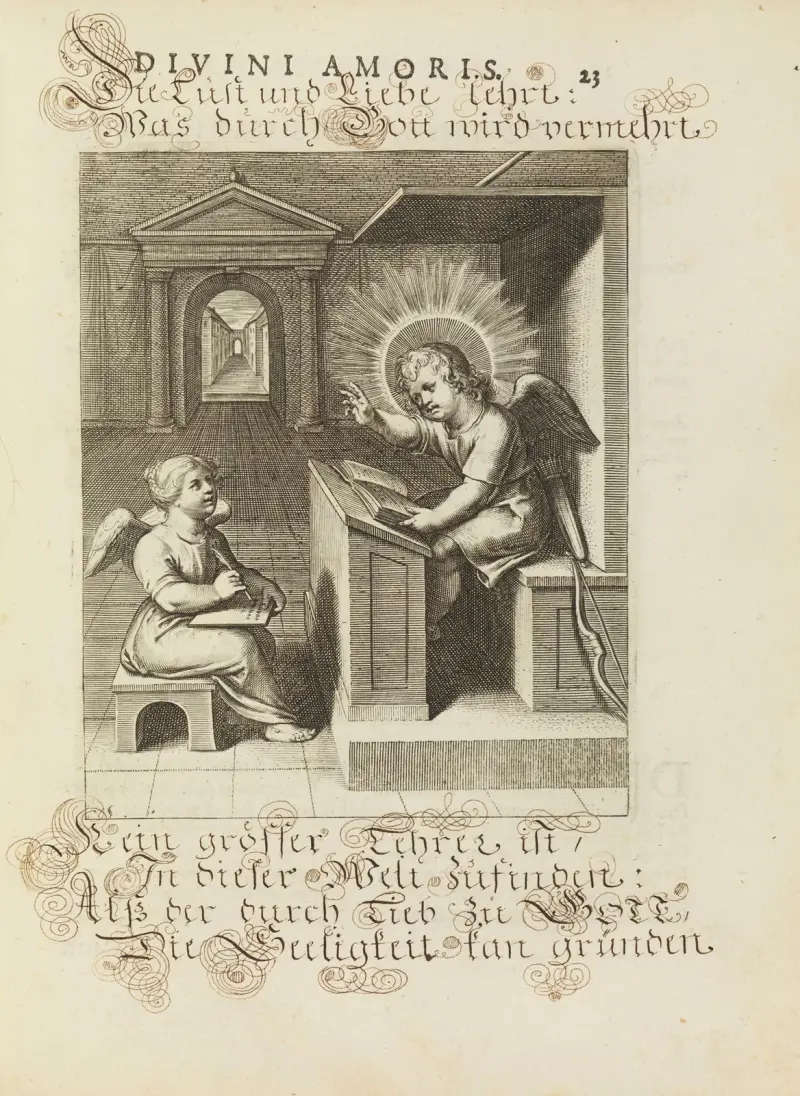 Amoris divini emblemata Pl.09 av Otto van Veen