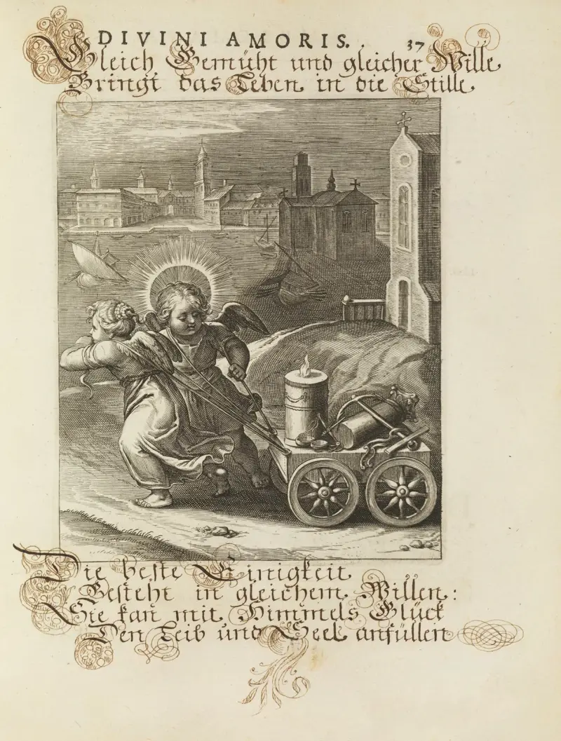 Amoris divini emblemata Pl.16 av Otto van Veen
