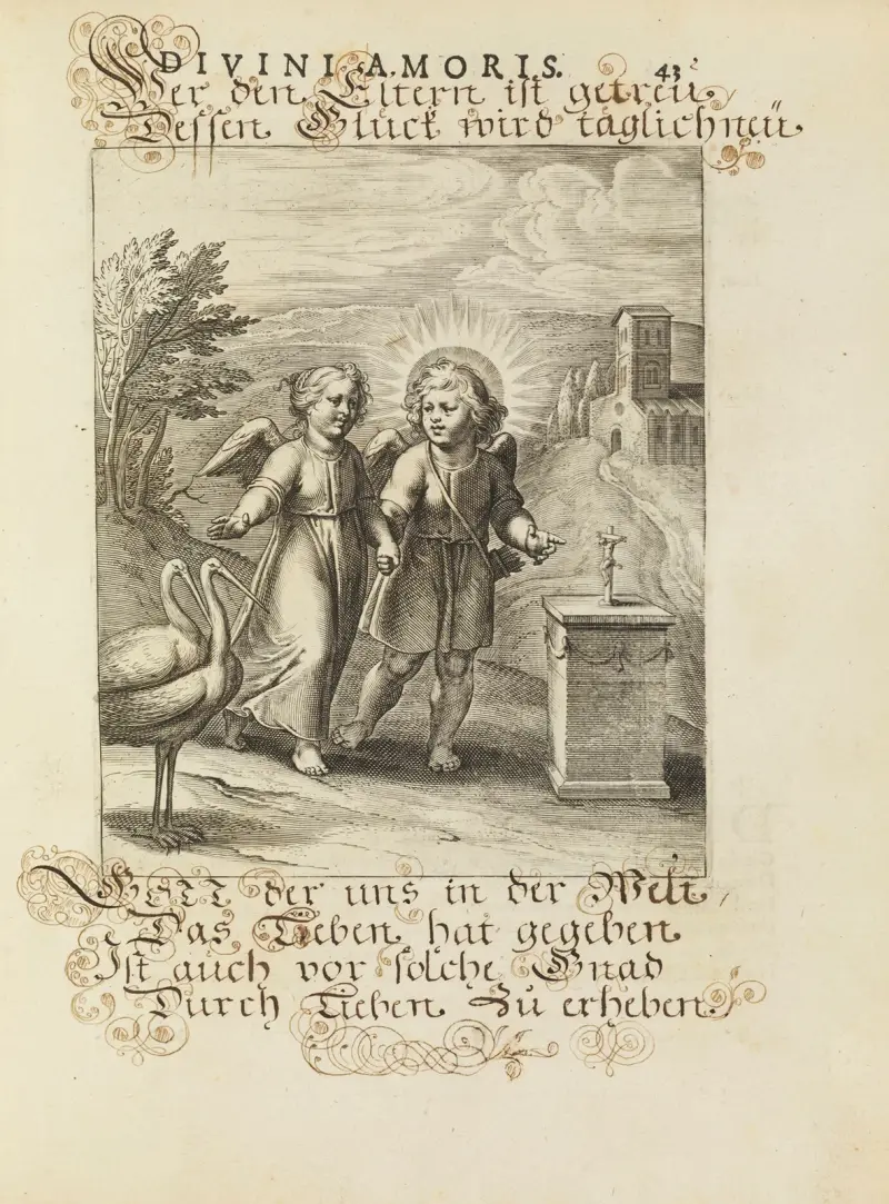 Emblem om gudomlig kärlek, pl. 19 av Otto van Veen