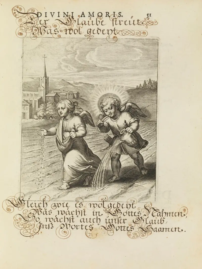 Amoris divini emblemata Pl.23 av Otto van Veen