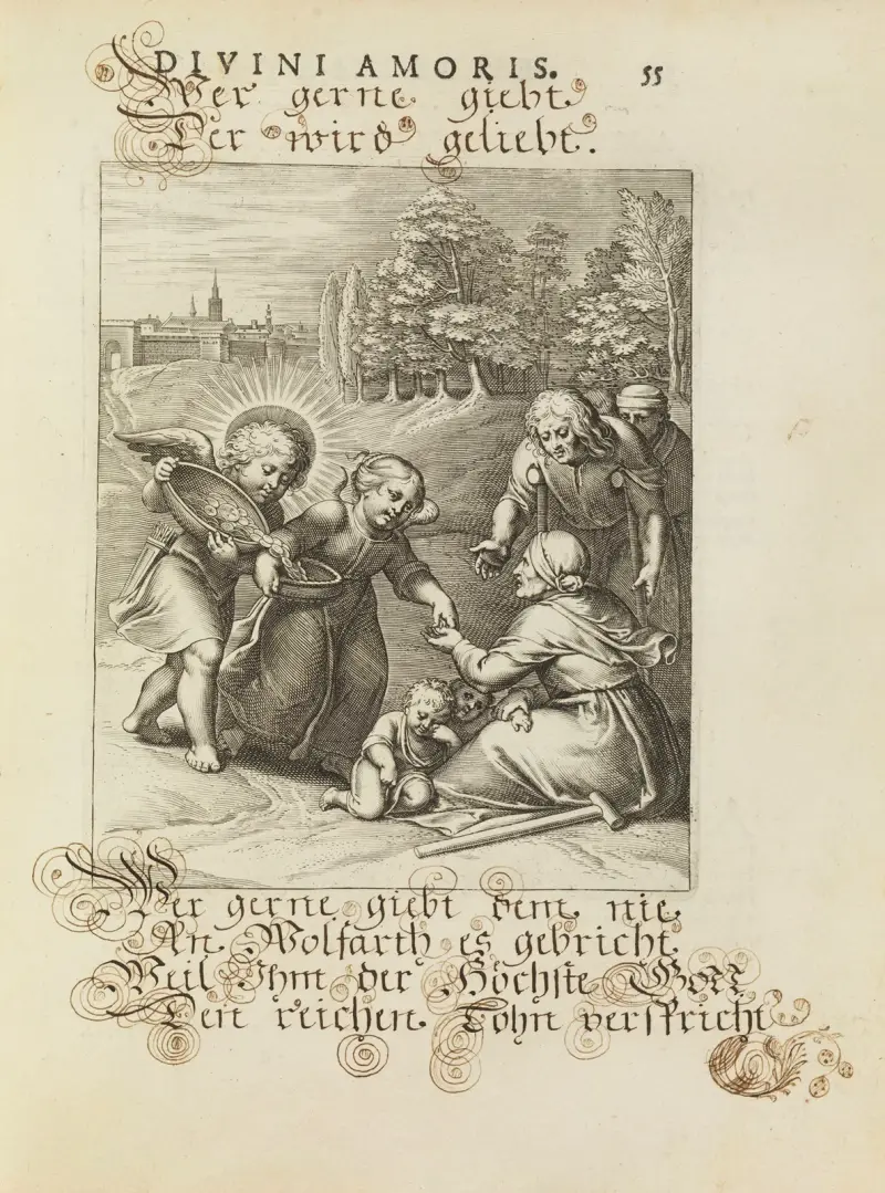 Amoris divini emblemata Pl.25 av Otto van Veen