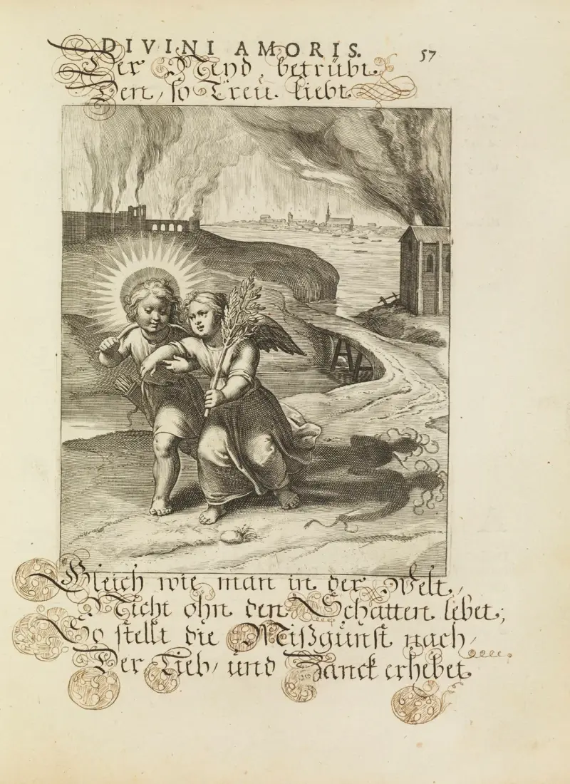 Amoris divini emblemata Pl.26 av Otto van Veen