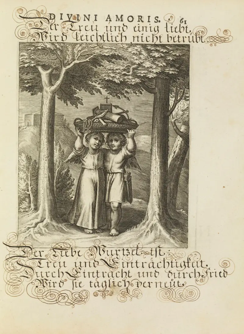 Amoris divini emblemata Pl.28 av Otto van Veen