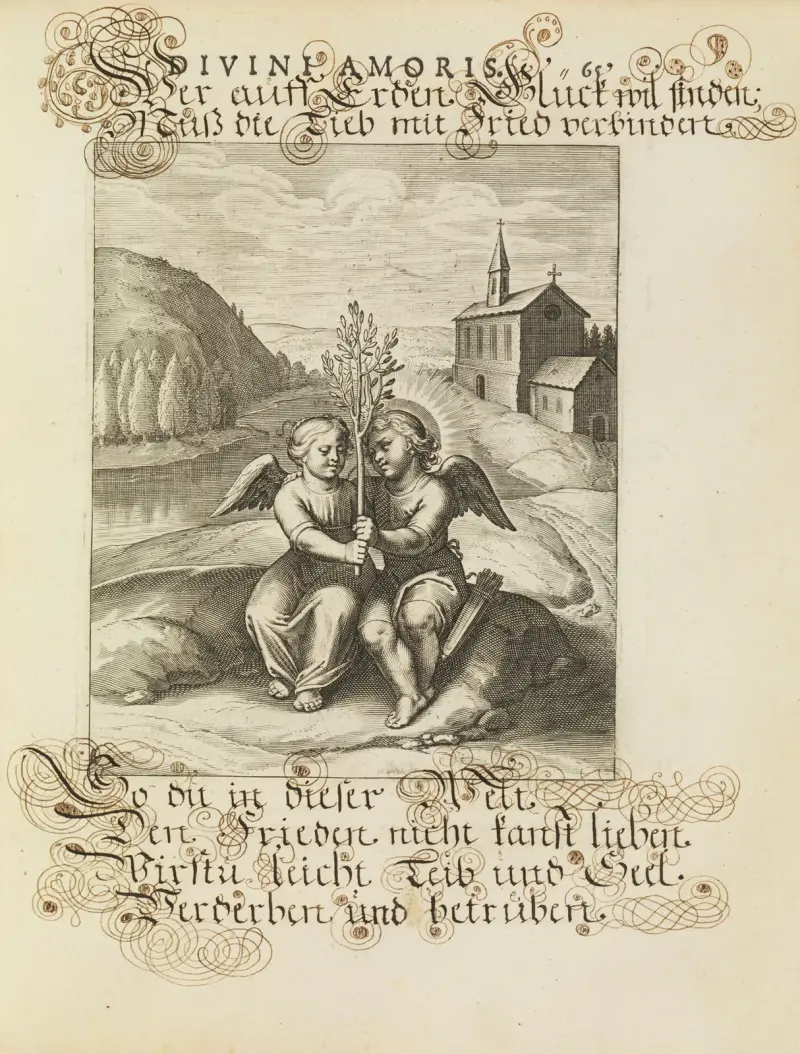 Amoris divini emblemata Pl.30 av Otto van Veen