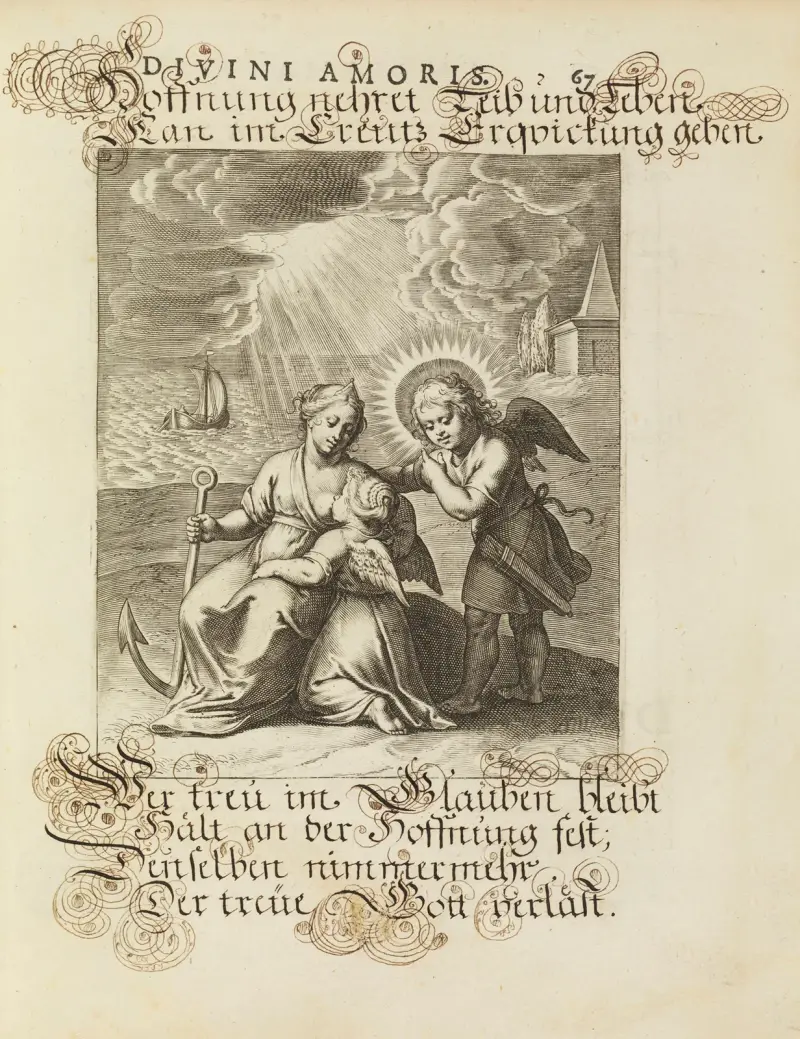 Amoris divini emblemata Taf. 31 von Otto van Veen