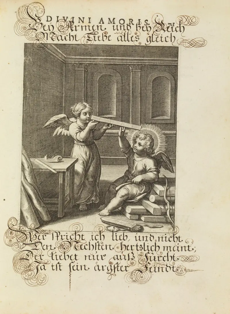 Amoris divini emblemata Pl.33 av Otto van Veen