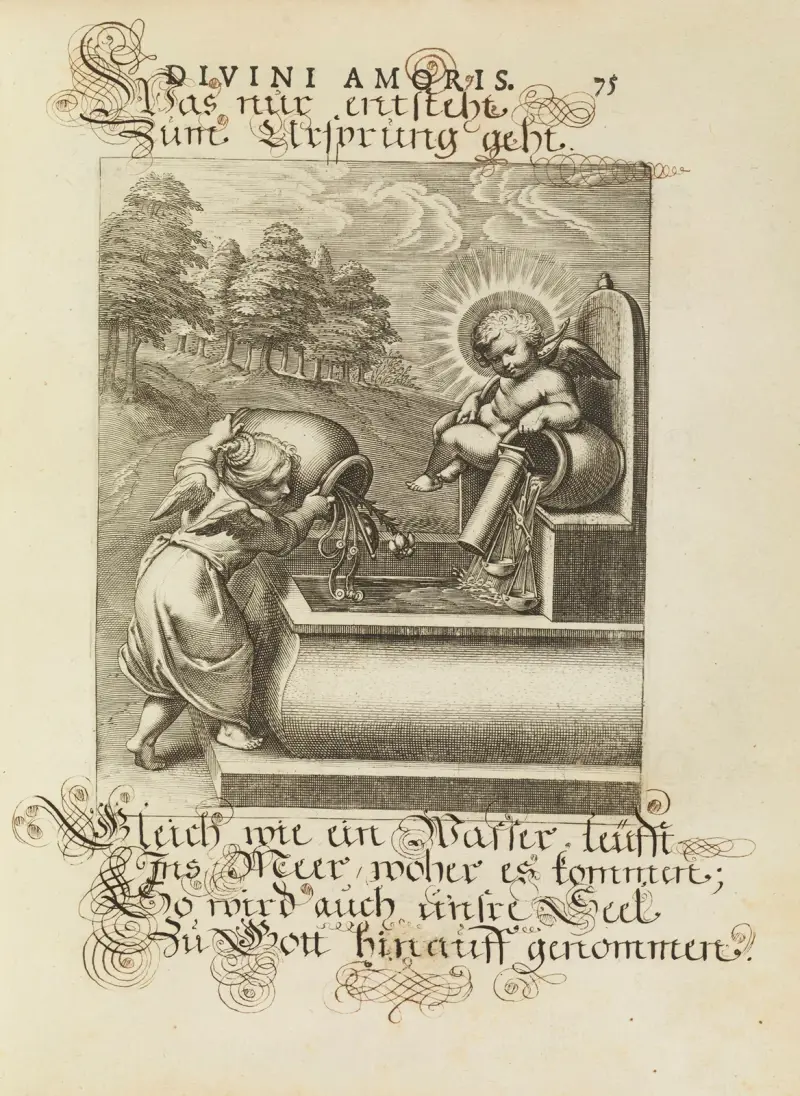 Amoris divini emblemata Pl.35 av Otto van Veen