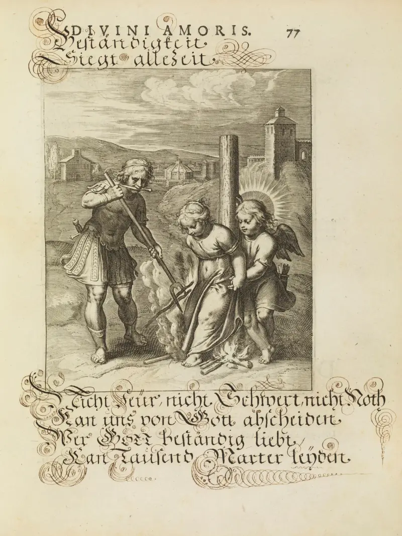 Amoris divini emblemata, list 36, Otto van Veen