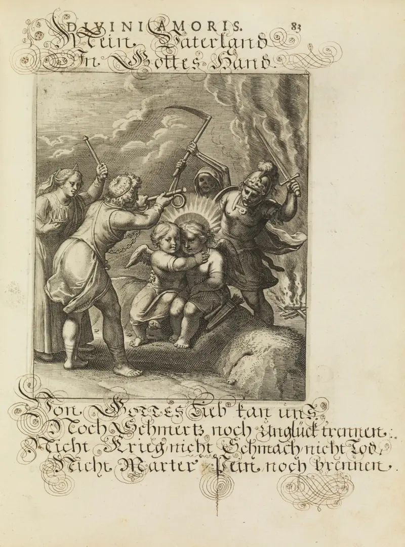 Amoris divini emblemata Pl.39 av Otto van Veen