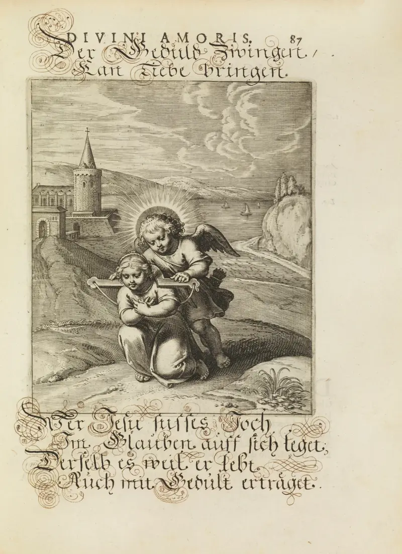 Amoris divini emblemata Pl.41 av Otto van Veen