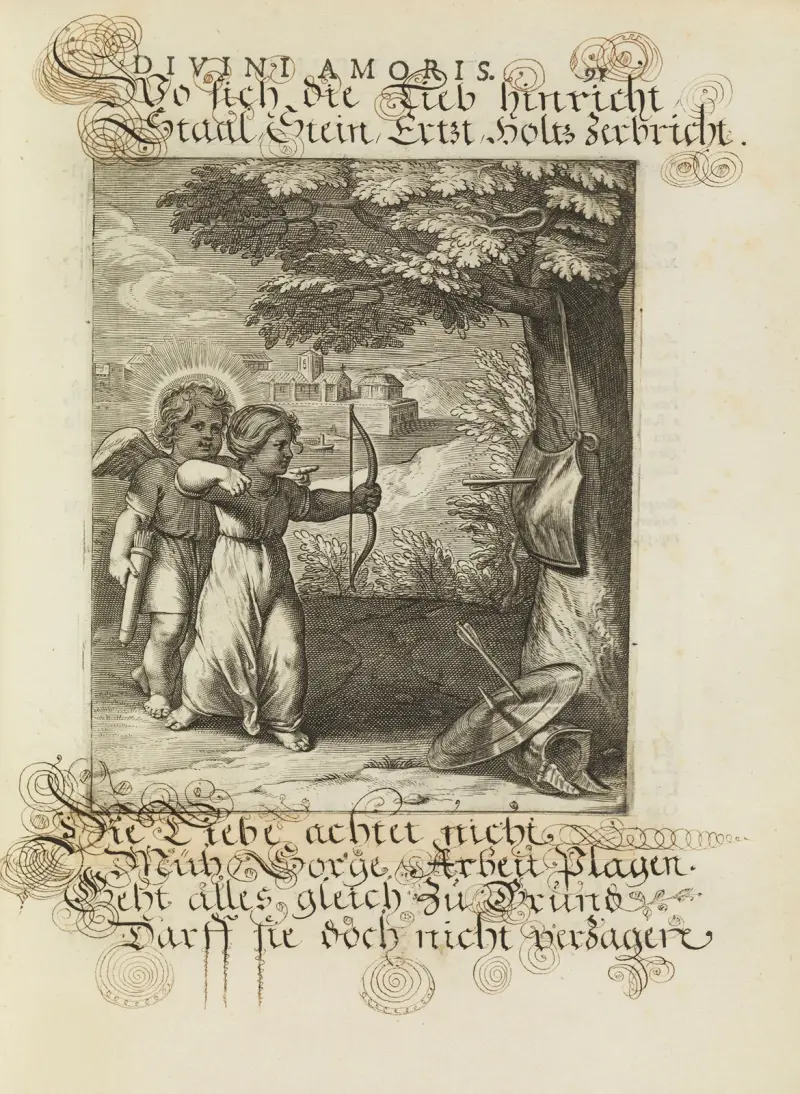 Amoris divini emblemata Pl.43 av Otto van Veen