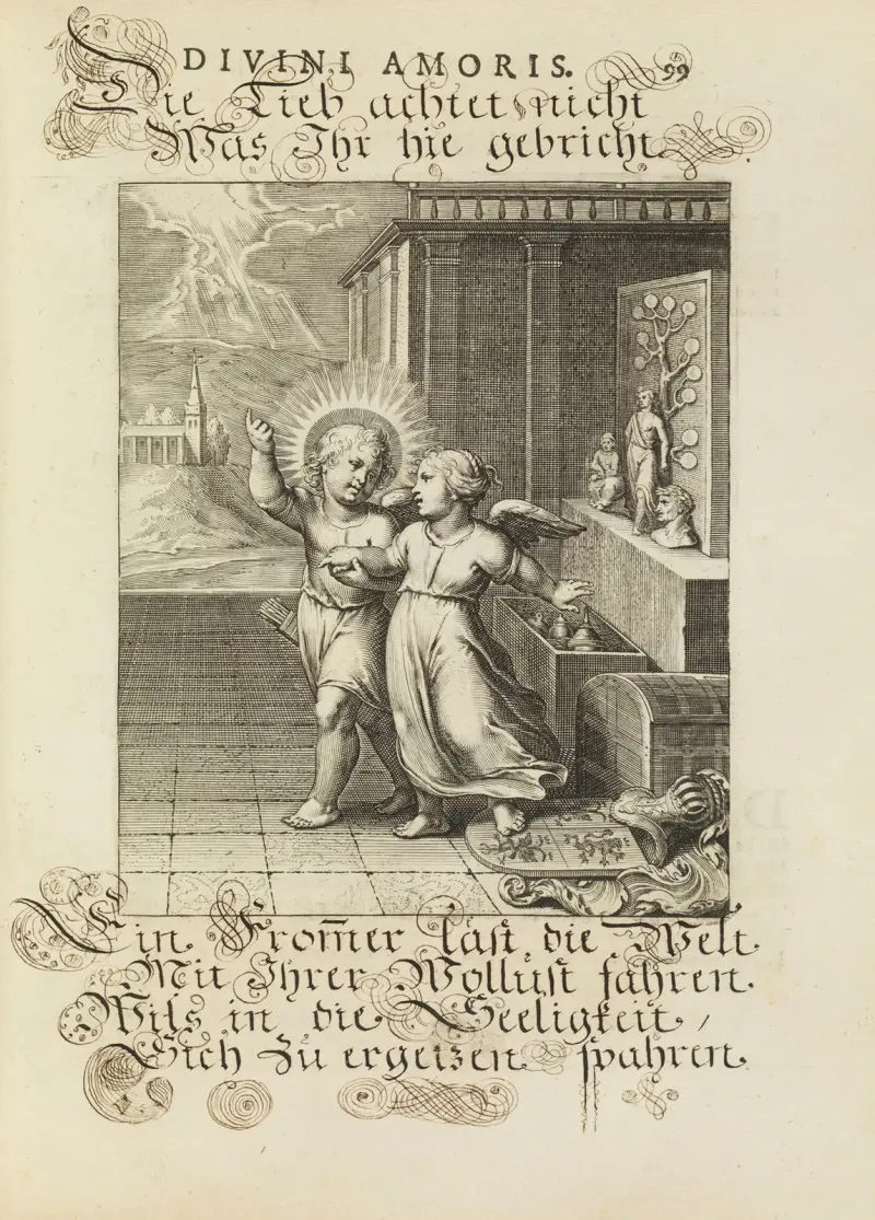 Amoris divini emblemata Pl.47 av Otto van Veen