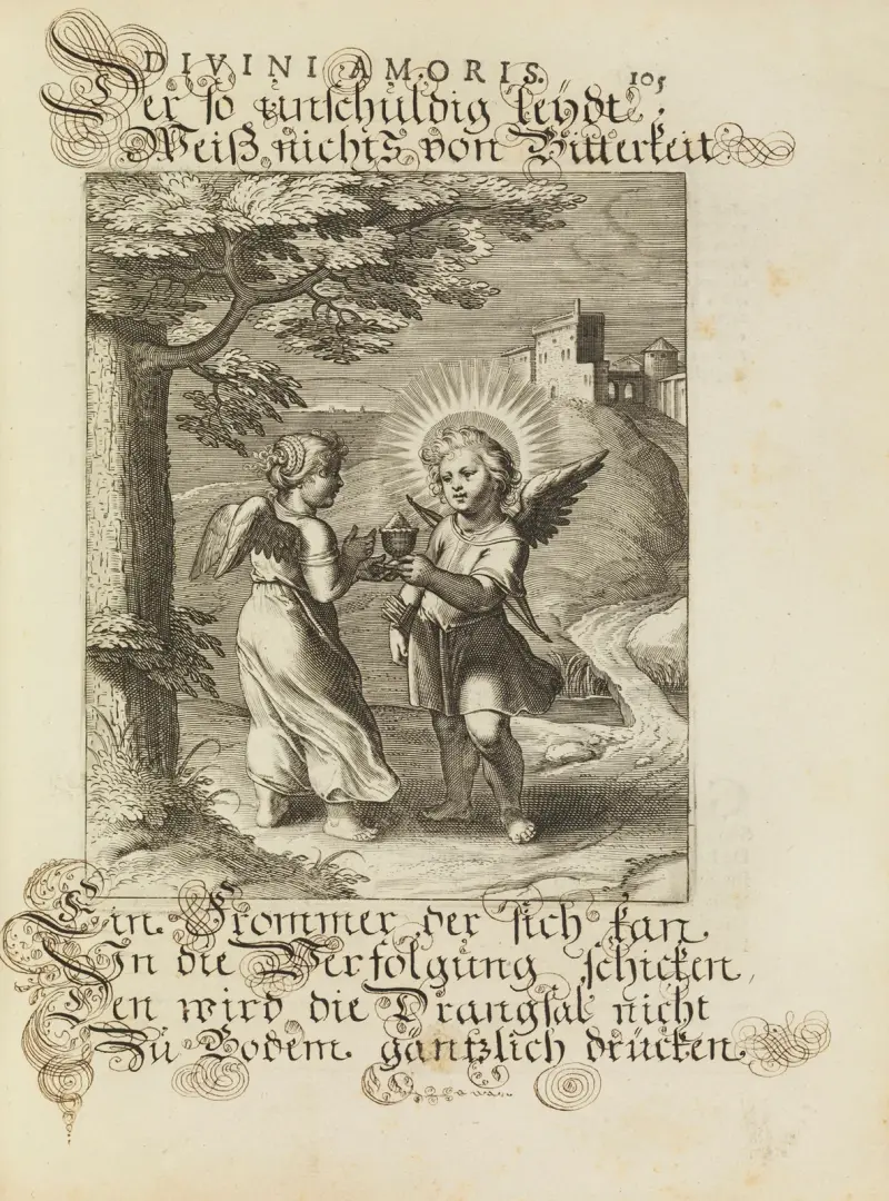 Amoris divini emblemata Pl.50 von Otto van Veen
