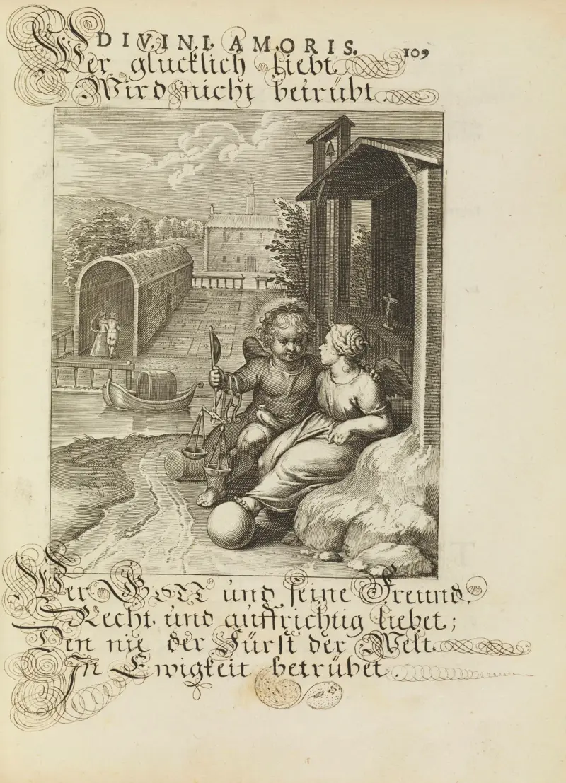 Amoris divini emblemata Pl.52 av Otto van Veen