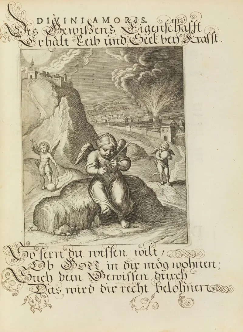 Amoris divini emblemata Pl.53 av Otto van Veen