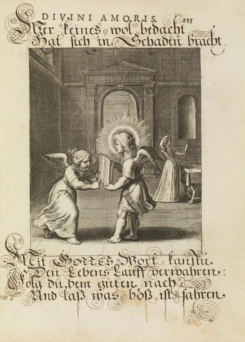 Amoris divini emblemata Pl.55 av Otto van Veen