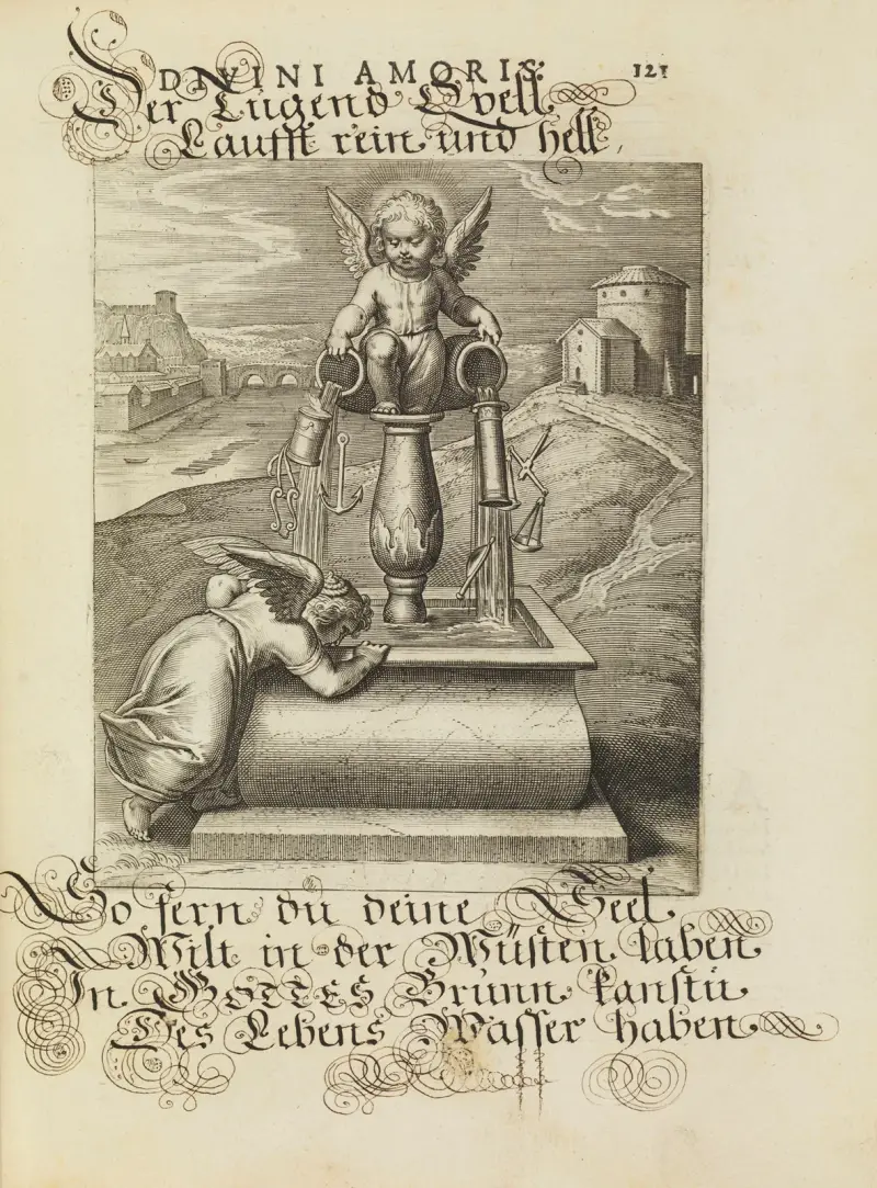 Amoris divini emblemata Pl.58 av Otto van Veen