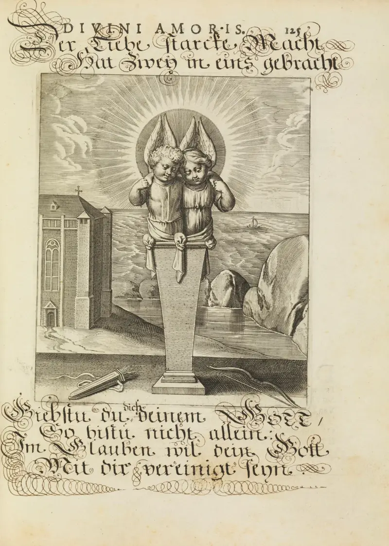 Amoris divini emblemata Pl.60 av Otto van Veen