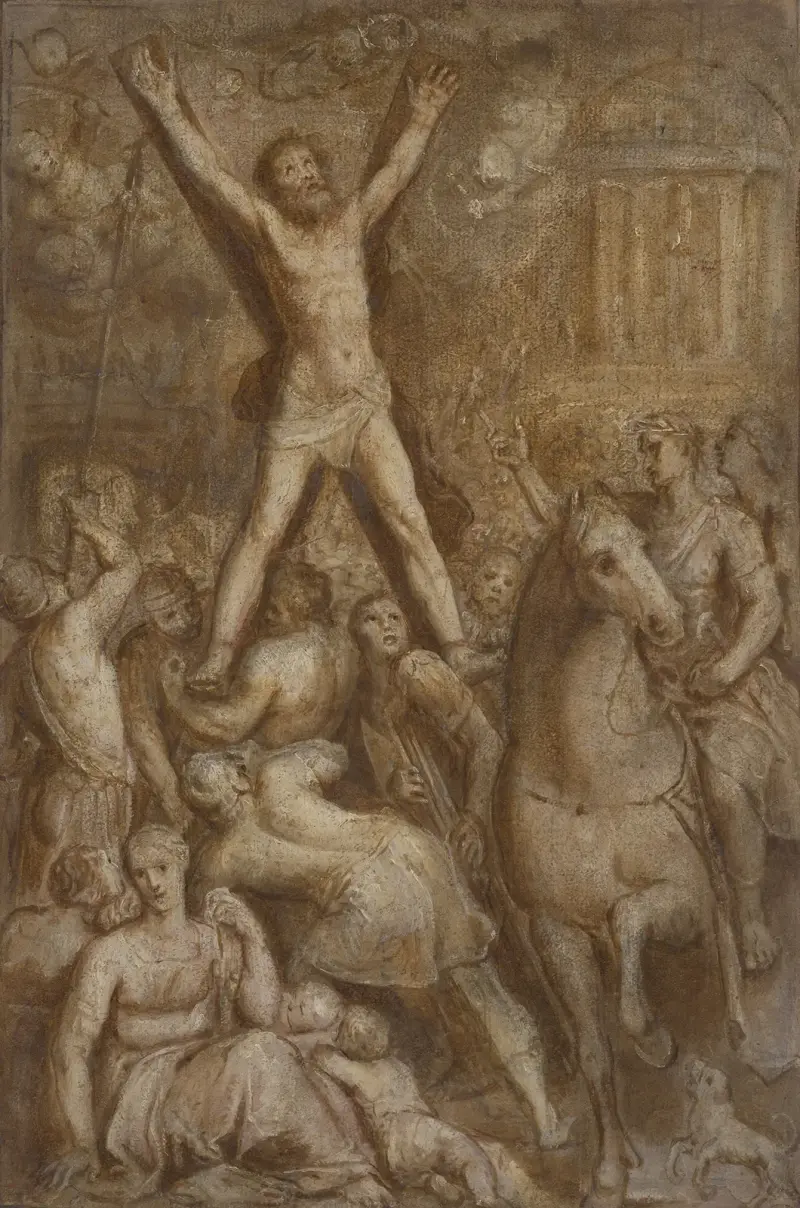 Den helige Andreas martyrium av Otto van Veen