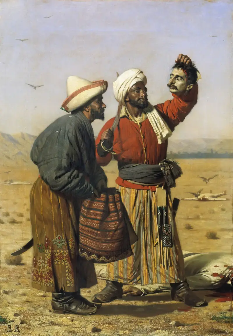 Nach einem Sieg von Vasily Vereshchagin