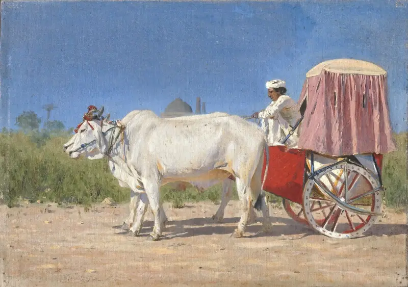 Karawane nach Delhi von Vasily Vereshchagin