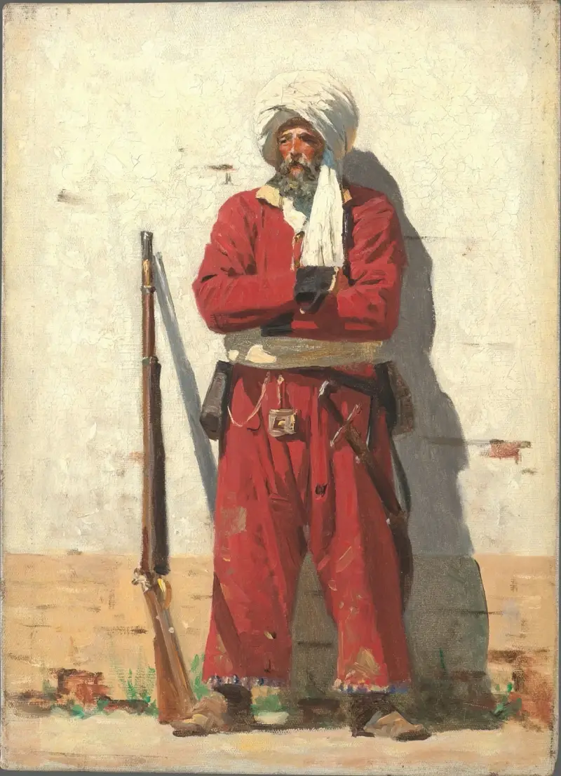 Kochender Soldat von Vasily Vereshchagin