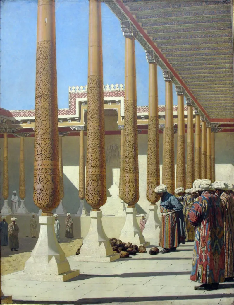 Überreichung der Trophäen von Vasily Vereshchagin