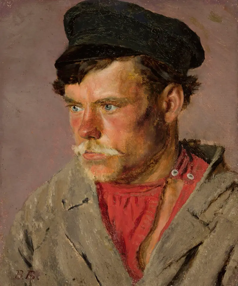 Study of a peasant’s head av Vasily Vereshchagin