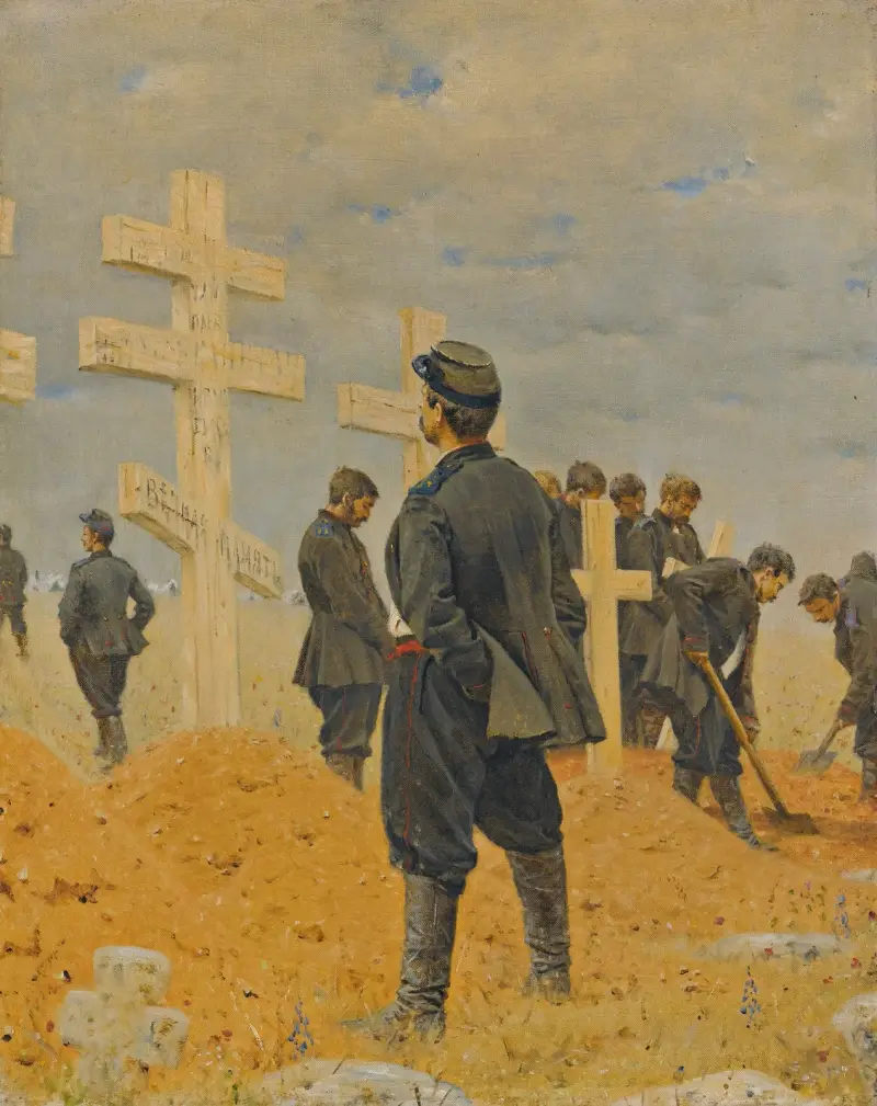 Die gefallenen Helden von Vasily Vereshchagin