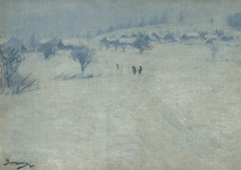 Zimní krajina, Vasily Vereshchagin