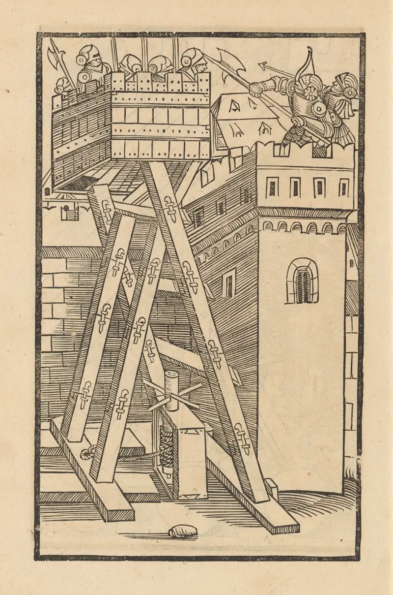Fyra böcker om ridderskapet, plansch 13 av Flavius Vegetius Renatus