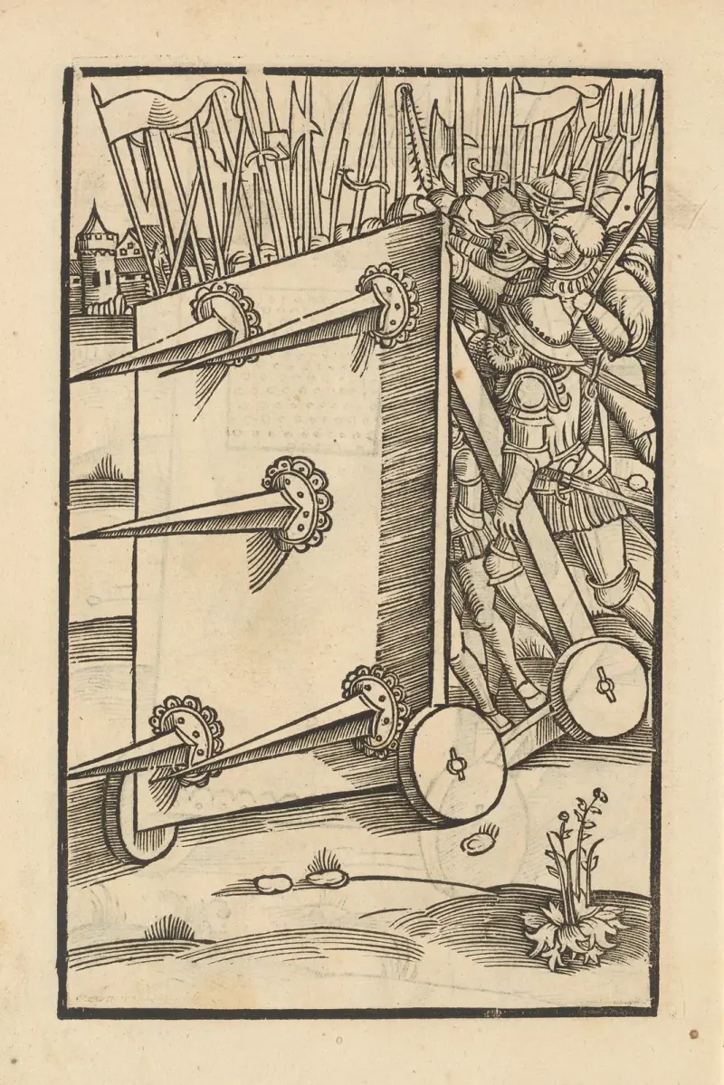 Vier Bücher der Ritterschafft Pl.017 av Flavius Vegetius Renatus
