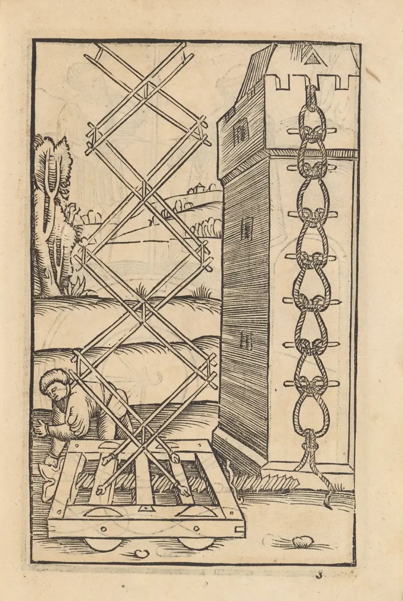 Fyra böcker om ridderskapet, plansch 19 av Flavius Vegetius Renatus