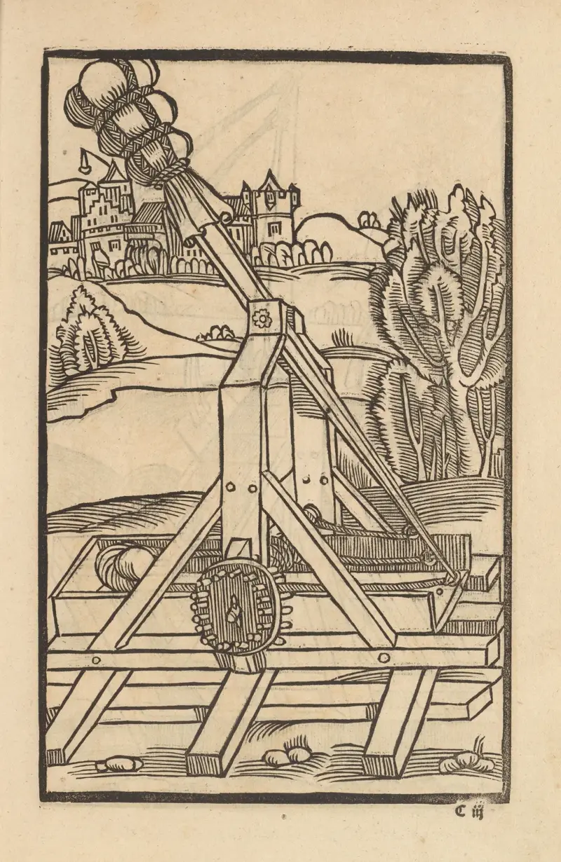 Fyra böcker om ridderskapet, plansch 045 av Flavius Vegetius Renatus
