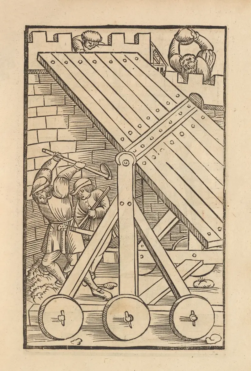 Fyra böcker om ridderskapet, plansch 054 av Flavius Vegetius Renatus