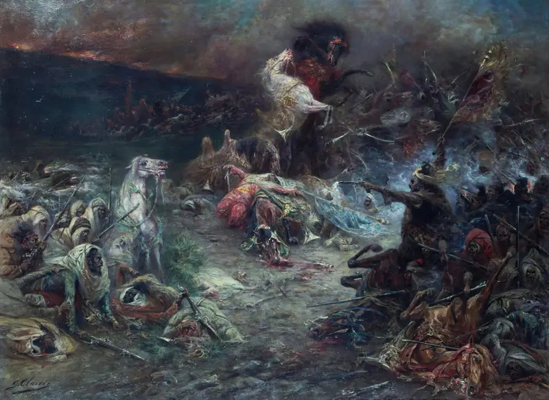 Das Blutbad von Georges Jules Victor Clairin