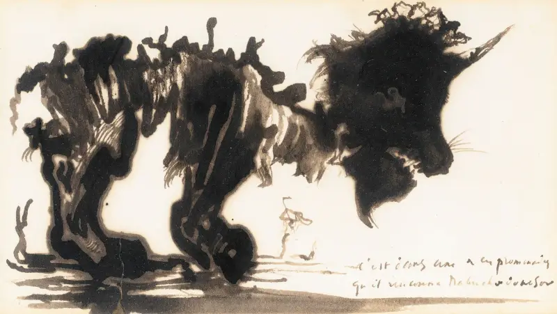 C’est Dans Une De Ses Promenades Qu’il Rencontra Nabuchodonosor av Victor Hugo