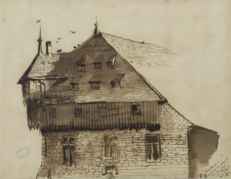 Konstanz. Konzilspalast, in dem Jan Hus verurteilt wurde von Victor Hugo
