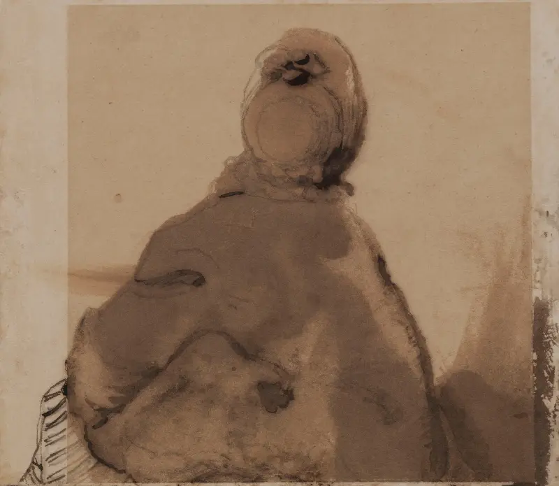 Kvinna sedd från ryggen av Victor Hugo