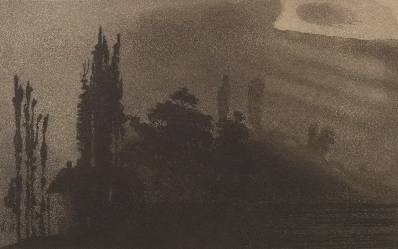 Minnesbild av en dimma av Victor Hugo
