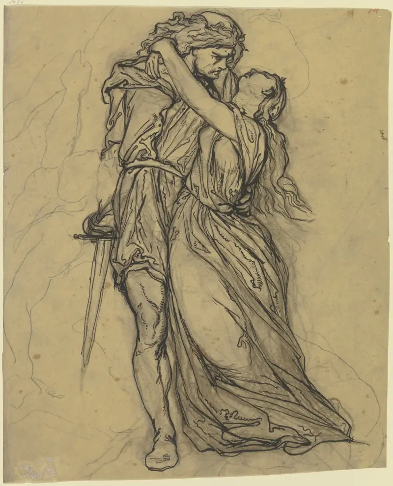 Charles and Amalie av Victor Müller