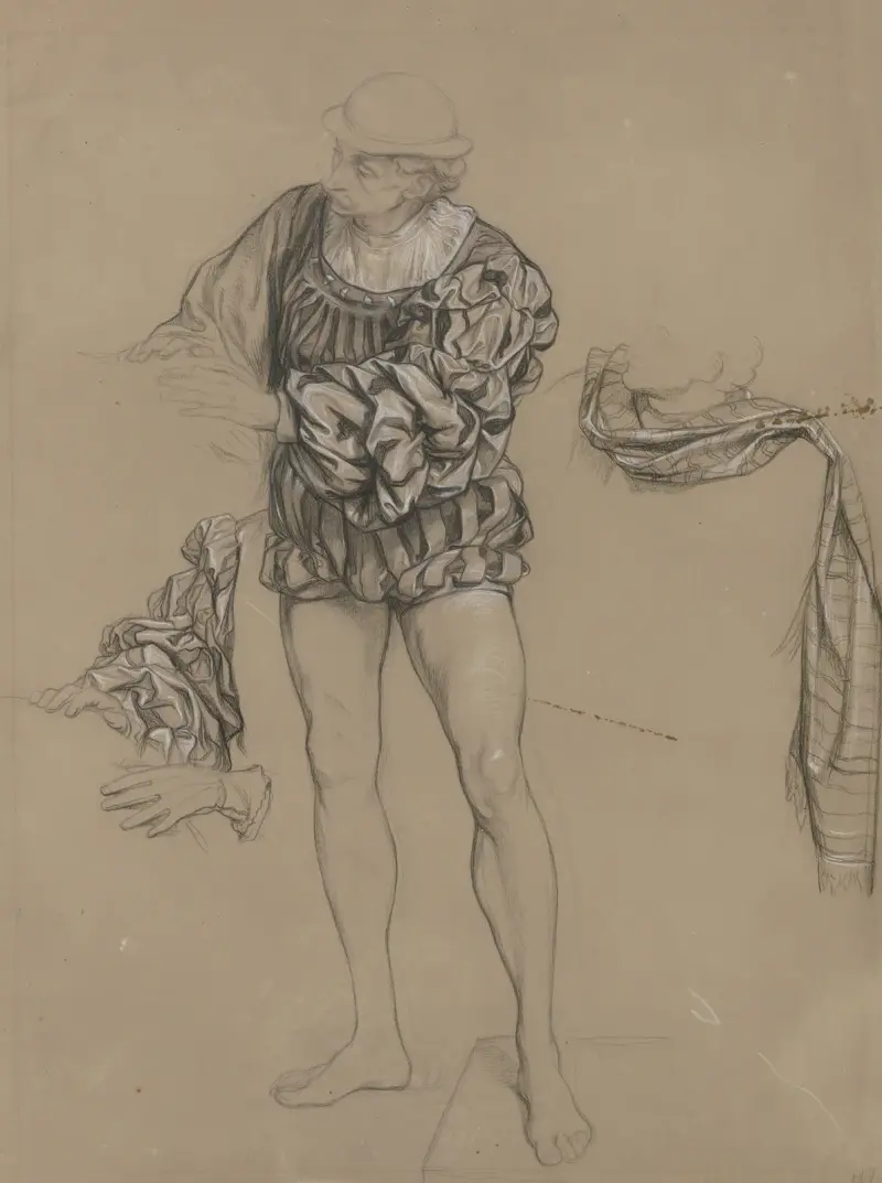 Horatio aus ‘Hamlet und Horatio’ av Victor Müller