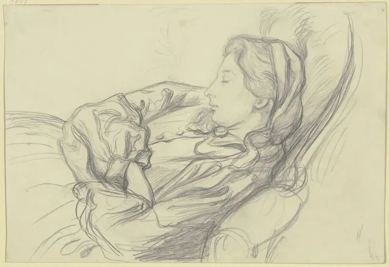 Ida Scholderer, sleeping av Victor Müller