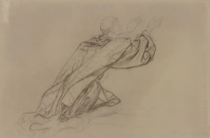 Leontes som ser Hermiones staty av Victor Müller