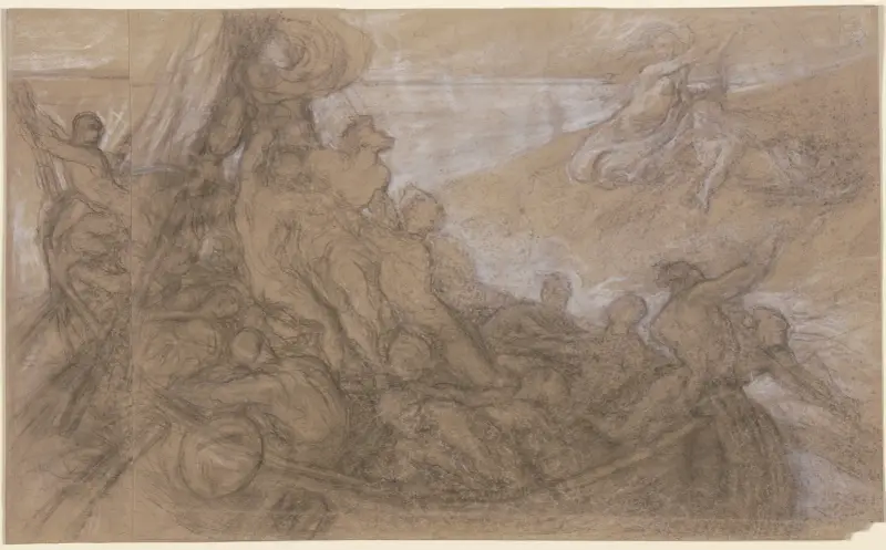 Odysseus och sirenerna av Victor Müller