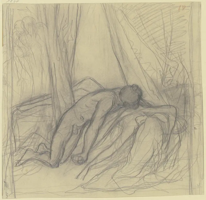 Othello och den mördade Desdemona av Victor Müller