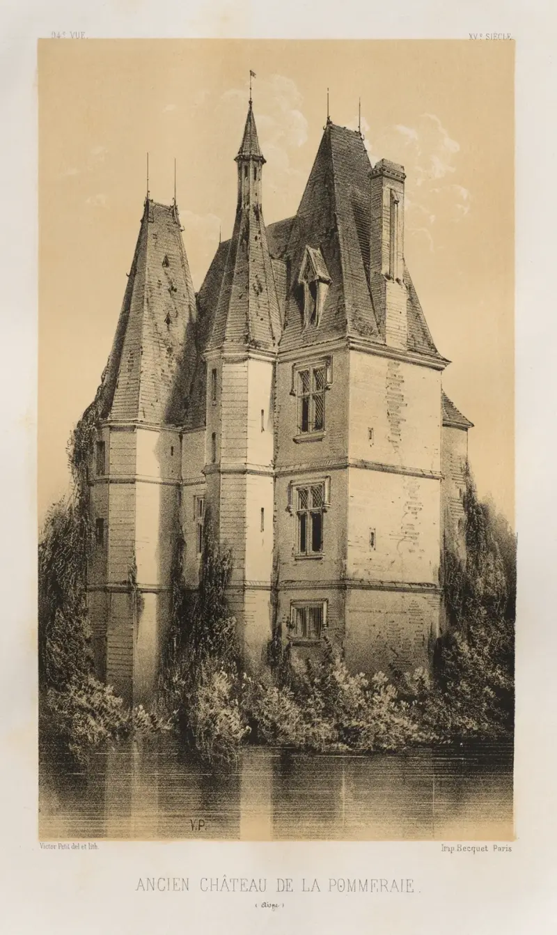 Altes Schloss von La Pommeraie (Aisne) von Victor Petit