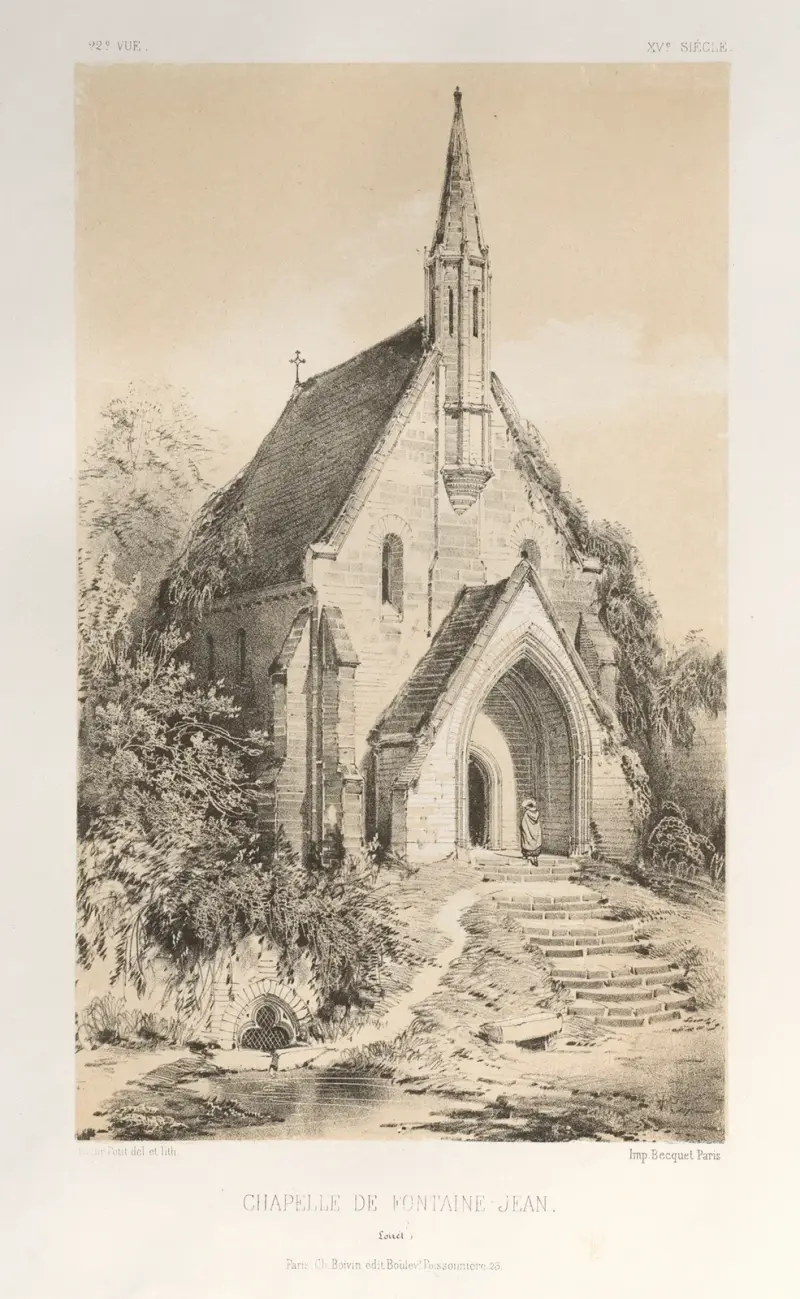Chapelle de Fontaine-Jean (Loiret) av Victor Petit