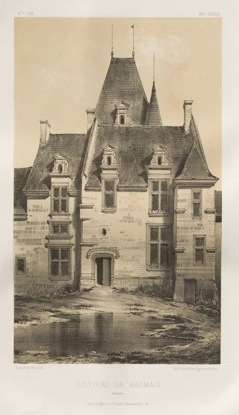 Schloss Baumais (Calvados) von Victor Petit